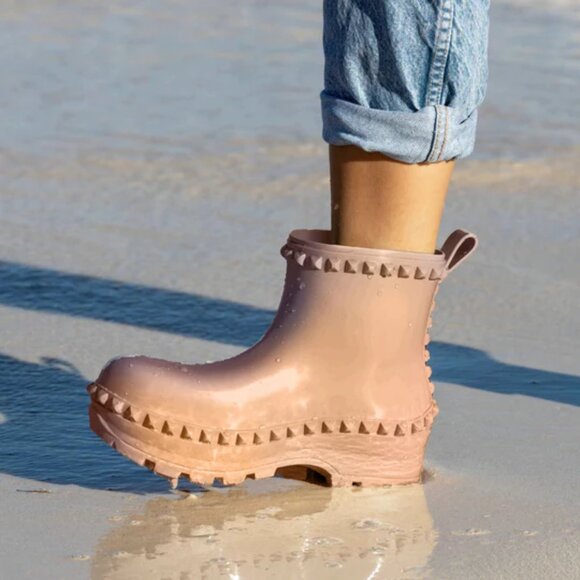 NEW CARMEN SOL Made In Italy Graziano Jelly Studded Boots FOR women 1125 10m5 - Picture 1 of 4